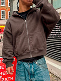 Men's zip-up hoodie
