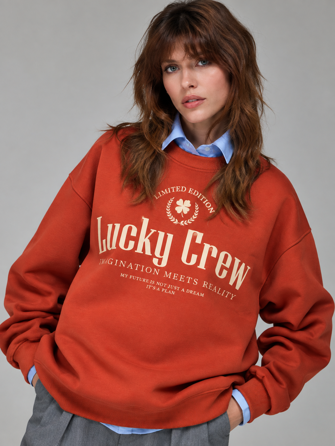 Women's oversized sweatshirt